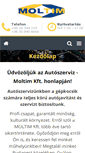 Mobile Screenshot of moltim.hu